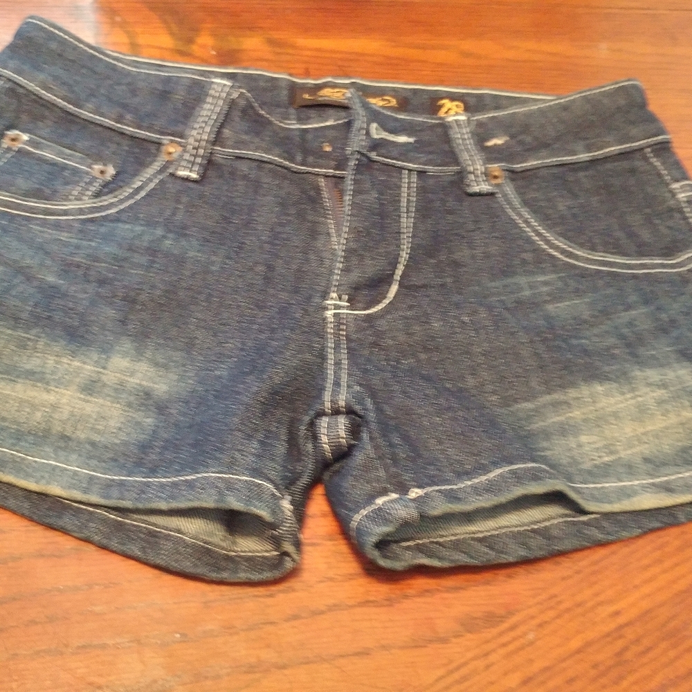 Denim shorts